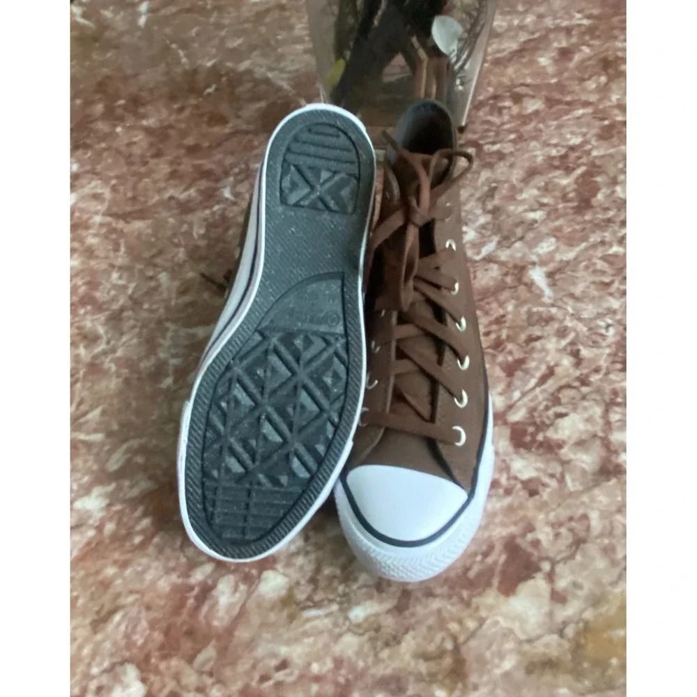 New Converse Chuck Taylor All Star Brown Camo High Top W8/M6 Tectuff Waterproof